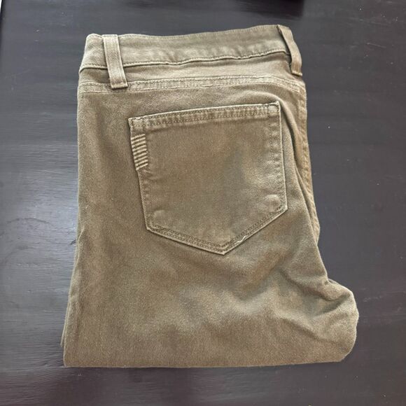 Paige Jeans Peg Skinny Denim Jeans in Fir Green Made in USA Women's size 29 - Picture 5 of 8